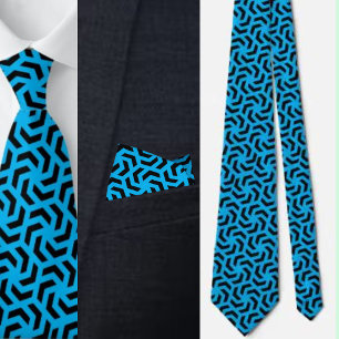 Colorful Cute Geometric Pattern Necktie       