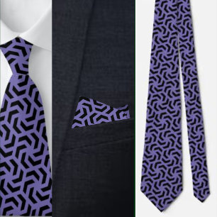 Colorful Cute Geometric Pattern Necktie       