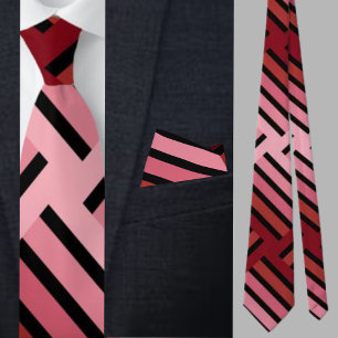 Colorful Cute Geometric Pattern Necktie       