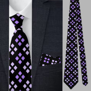 Colorful Cute Geometric Pattern Necktie