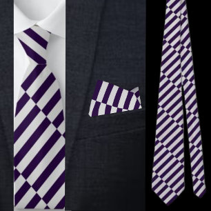 Colorful Cute Stripes Pattern          Tie