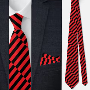 Colorful Cute Stripes Pattern          Tie