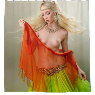 Colorful Dance Artwork Shower Curtain