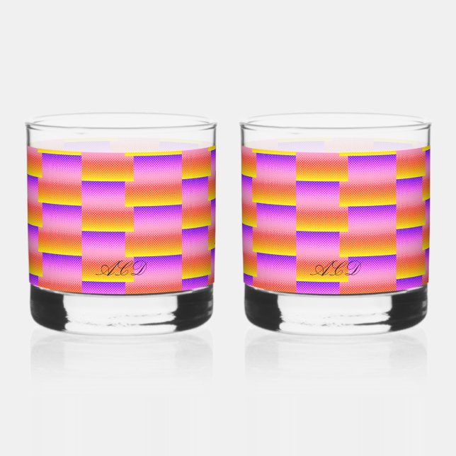 COLORFUL DESIGN WHISKEY GLASS (Front)