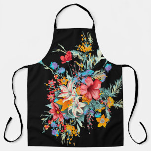 colorful design with flowerbackground, flower, bou apron