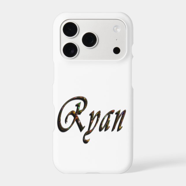 Colorful Designed Ryan Name, (Back)