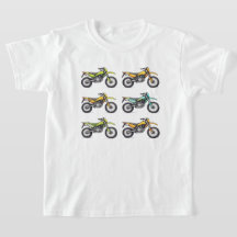 Colorful Dirt Bikes Collection T-Shirt