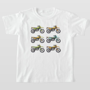 Colorful Dirt Bikes Collection T-Shirt