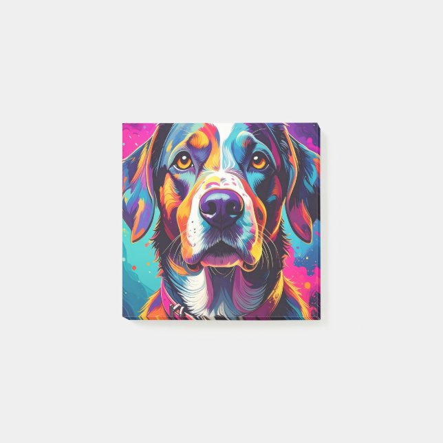 colorful dog post-it notes (Front)