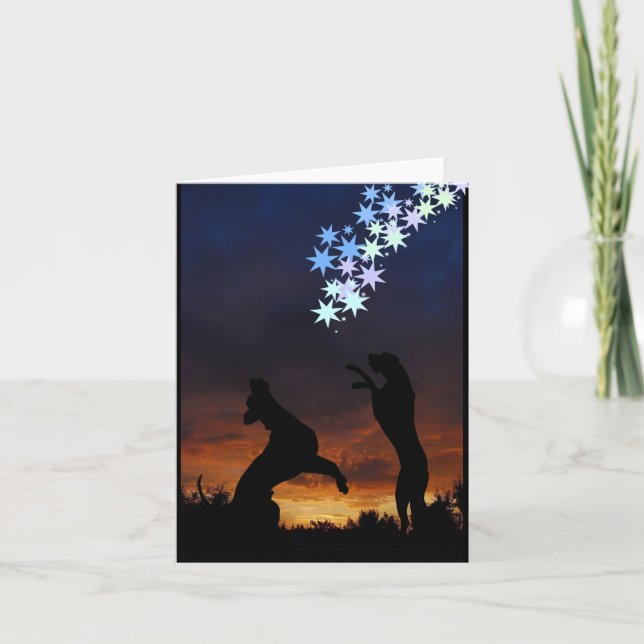 colorful dogge map card (Front)