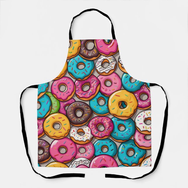 Colorful Donuts Apron (Front)