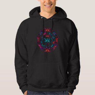 Colorful Dragonfly  Graphic Chakra Dragonflies Hoodie