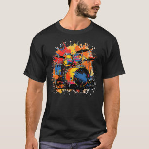 Colorful Drums For Great Drummer T-Shirt