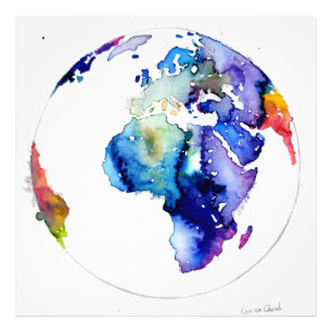 Colorful Earth Photo Print