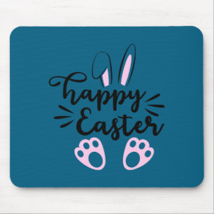 Colorful easter eggs t shirt mouse pad