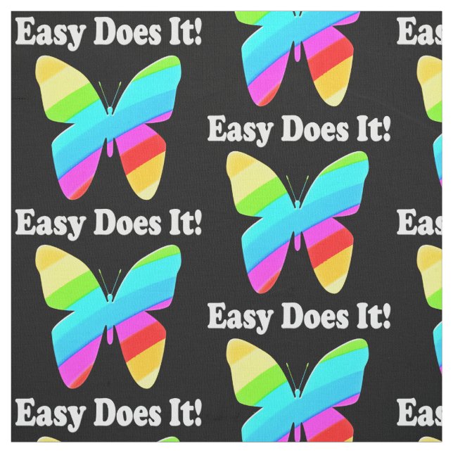 COLORFUL EASY DOES IT 12 STEP RECOVERY FABRIC (Swatch)