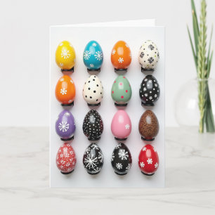 Colorful Egg Display Card