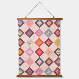Colorful Fabrics Pattern Hanging Tapestry