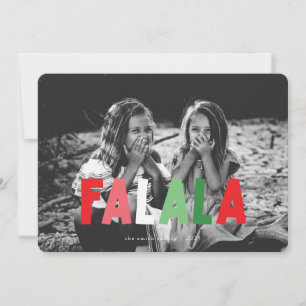 Colorful FALALA Christmas Card