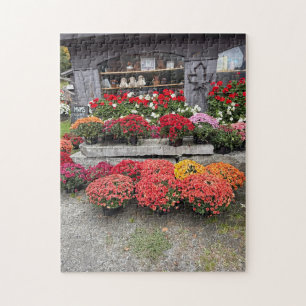 Colorful fall mums jigsaw puzzle