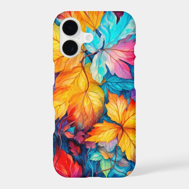 Colorful Fallen Autumn Leaves (Back)