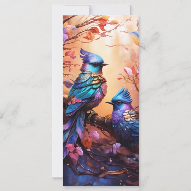 Colorful Fantasy Bird Art  (Front)