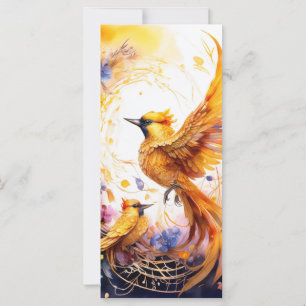 Colorful Fantasy Bird Art 