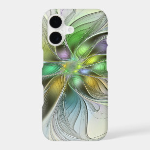 Colorful Fantasy Flower Modern Abstract Fractal