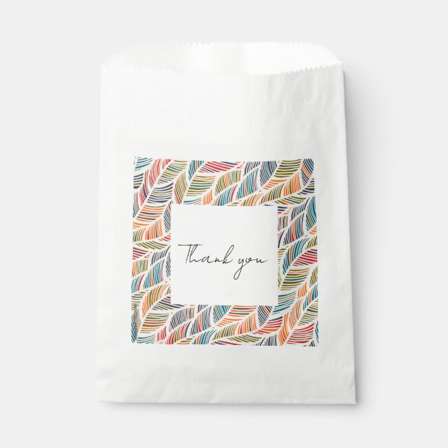 Colorful favor bag  (Front)