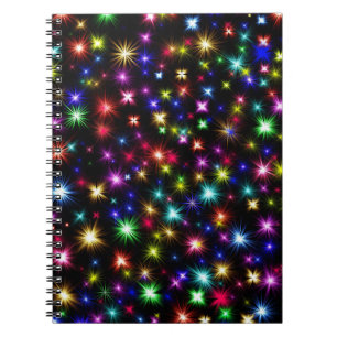 Colorful Fire Works Notebook