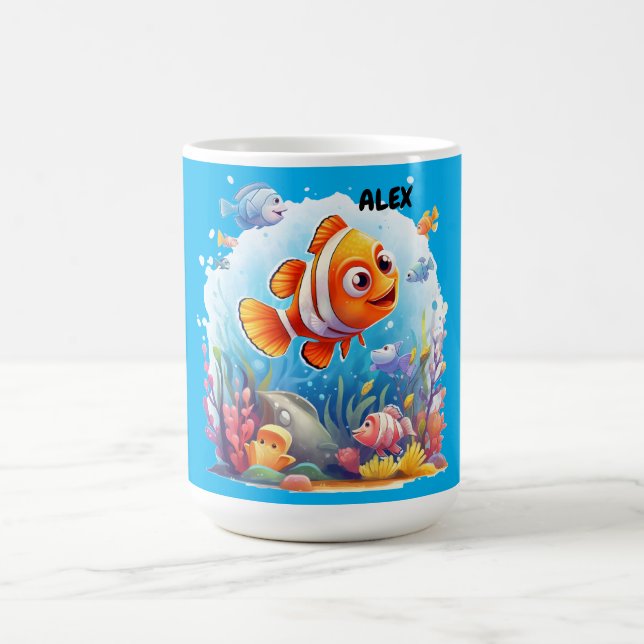 COLORFUL FISHES   COFFEE MUG (Center)