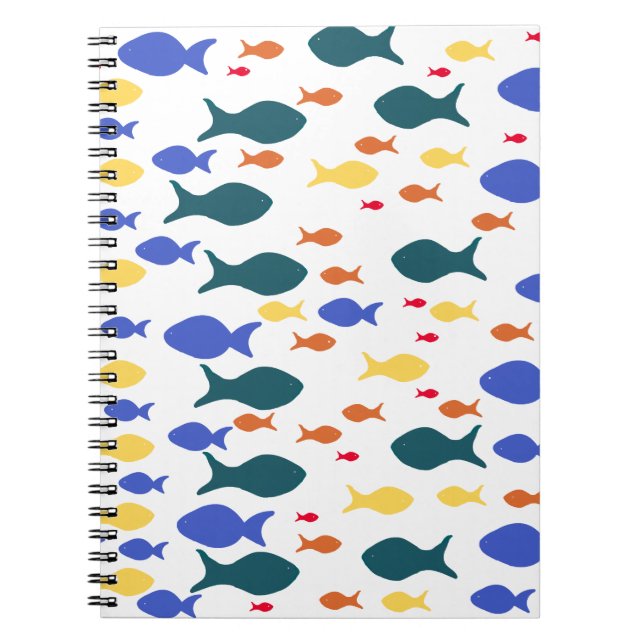 Colorful Fishes Notebook (Front)