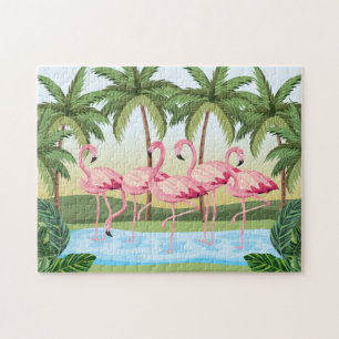 Colorful Flamingos Jigsaw Puzzle