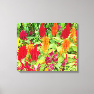 COLORFUL FLORA #1 CANVAS PRINT