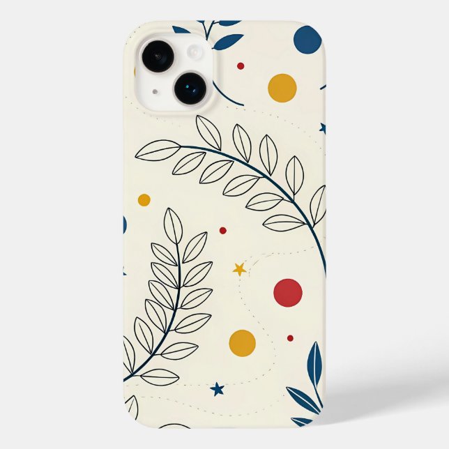 Colorful floral background Case-Mate iPhone case (Back)