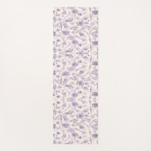 Colorful Floral Collage Yoga Mat