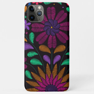 Colorful Floral Mexican Embroidery Background Case-Mate iPhone Case