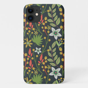 Colorful floral seamless pattern flowers and leave Case-Mate iPhone case