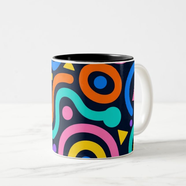Colorful Flow World Mug (Front Right)