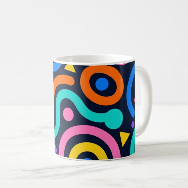 Colorful Flow World Mug (Front Right)