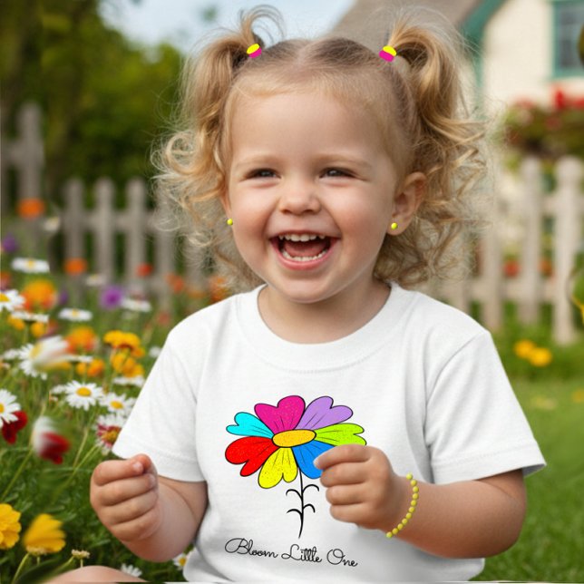 Colorful flower baby T-Shirt (Creator Uploaded)