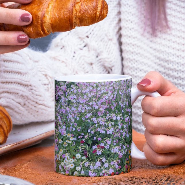 Colorful Flower Garden Floral Coffee Mug (In Situ Food)
