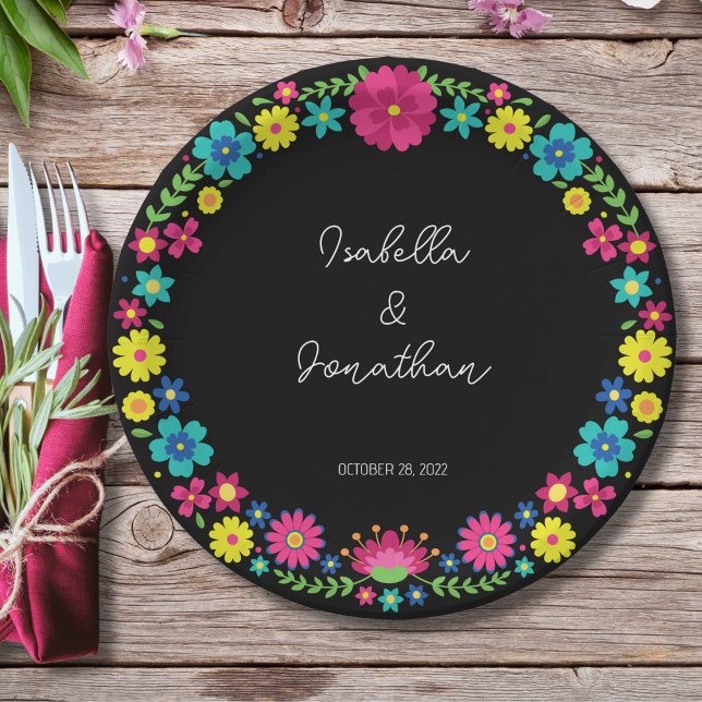 COLORFUL FLOWER PAPER PLATE (Creator Uploaded)