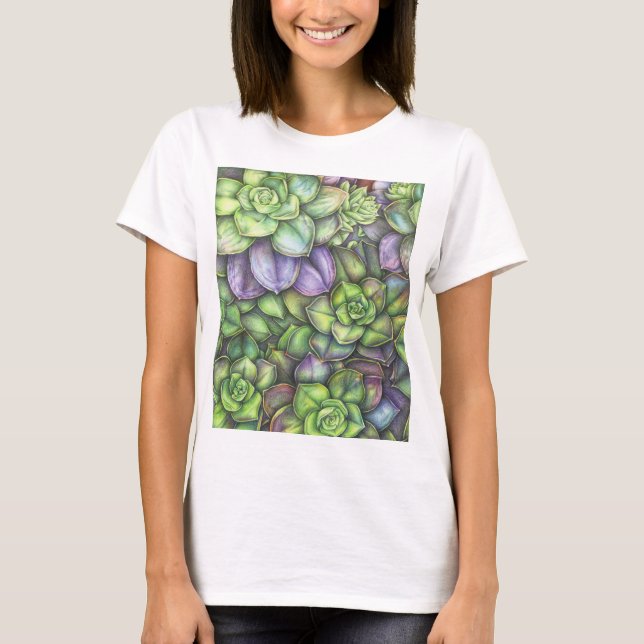 Colorful Flowers T-Shirt (Front)