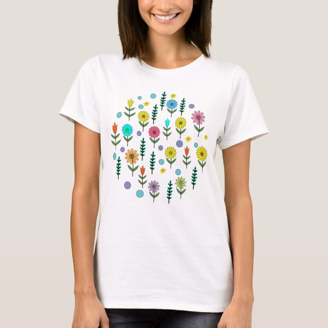 COLORFUL FLOWERS TEES (Front)