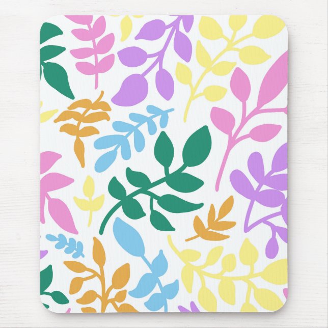 Colorful foliage mouse pad (Front)
