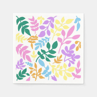 Colorful foliage napkin