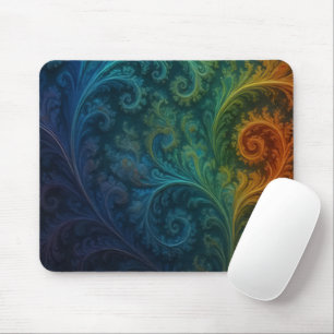 Colorful Fractal Mouse Pad