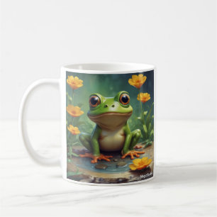 Colorful Frog Design Mug