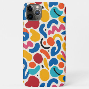 Colorful Funky Amorphous Shapes Art Pattern Case-Mate iPhone Case